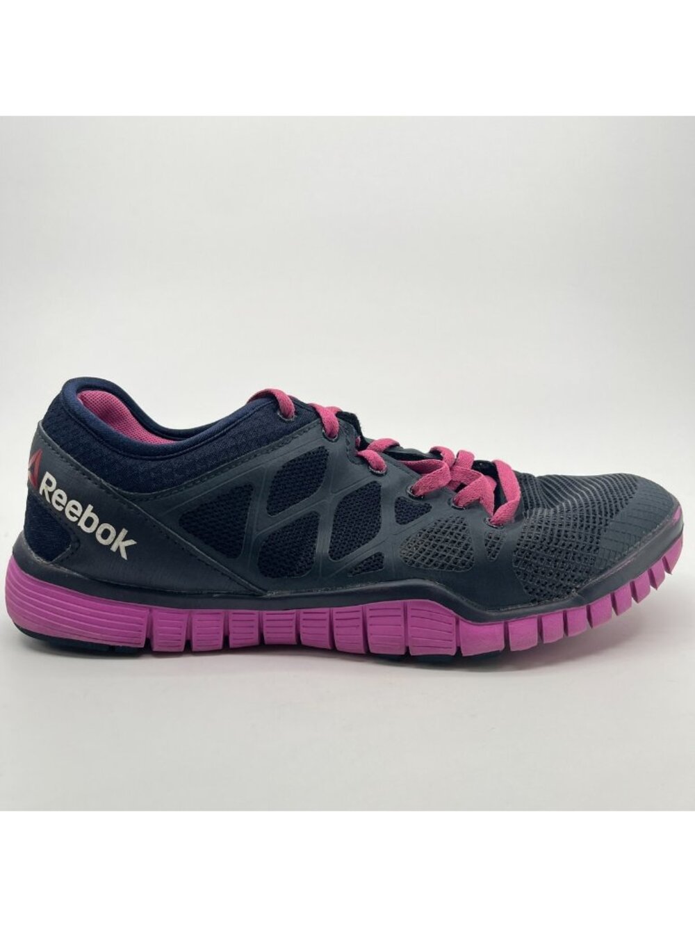 Reebok Zquick TR 3.0 Womens Size 8 Navy Purple Athletic Running Shoes Sneakers